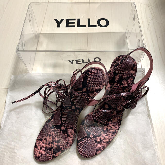 Yellow boots(イエローブーツ)のYELLO サンダル　パイソン レディースの靴/シューズ(サンダル)の商品写真