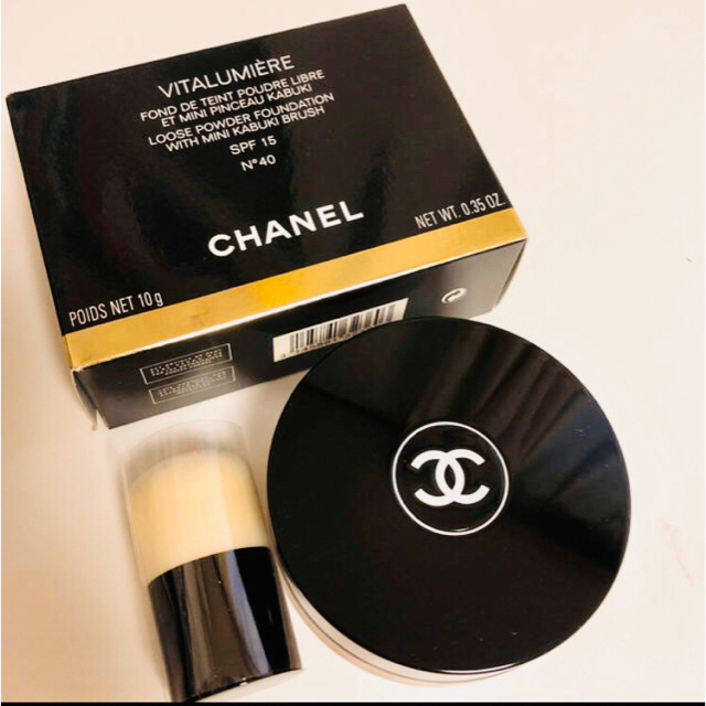 【1回のみ使用】CHANEL シャネル パウダー ファンデ ヴィタルミエール