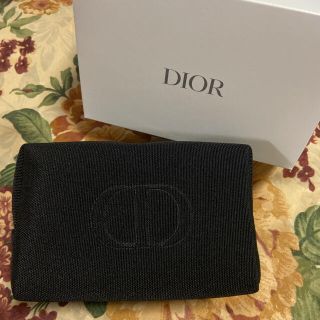 ディオール(Dior)の＊DIOR ノベルティ　ポーチ　黒＊(ポーチ)