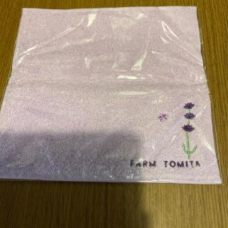 イマバリタオル(今治タオル)のともともさん専用今治タオル　ラベンダー刺繍入りハンカチ(ハンカチ)