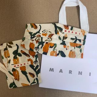 マルニ(Marni)のマルニ　マスクカバー ウォッシャブル STREAMプリント　MARNI (その他)