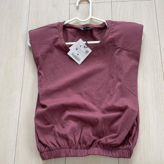 ザラ(ZARA)のZARA ショルダーパッドT(Tシャツ(半袖/袖なし))