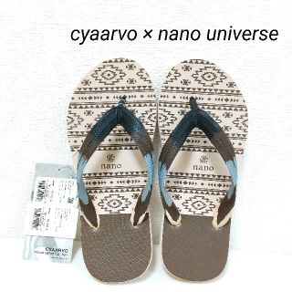 ナノユニバース(nano・universe)の【新品】CYAARVO / nanoSP 鼻緒 ビーチサンダル(ビーチサンダル)