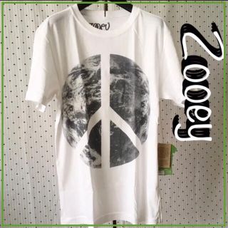 バーニーズニューヨーク(BARNEYS NEW YORK)のZOOEYandLOVE&EIGHTゾーイーUS限定peaceアースTシャツ(Tシャツ/カットソー(半袖/袖なし))