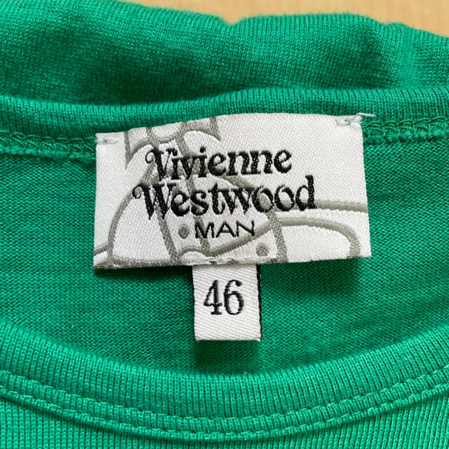 Vivienne Westwood(ヴィヴィアンウエストウッド)のヴィヴィアンウエストウッド Vivienne Westwood Tシャツ　緑　M メンズのトップス(Tシャツ/カットソー(半袖/袖なし))の商品写真