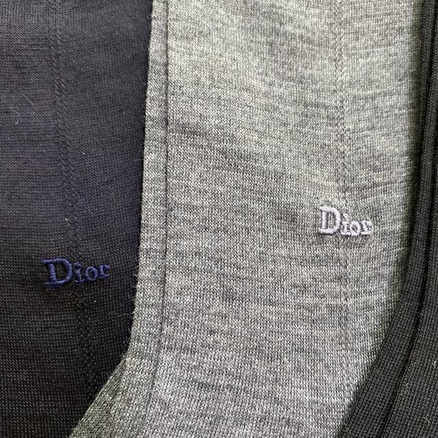 Christian Dior(クリスチャンディオール)のクリスチャンディオール　メンズ靴下　新品未使用品　サイズ25センチ 3足セット メンズのレッグウェア(ソックス)の商品写真