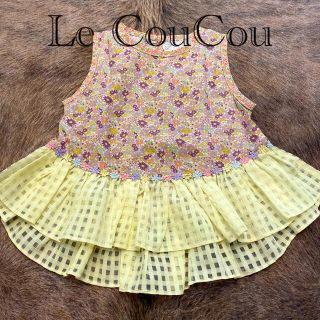 Le CouCou】チュニック　花柄　110〜120センチ(Tシャツ/カットソー)