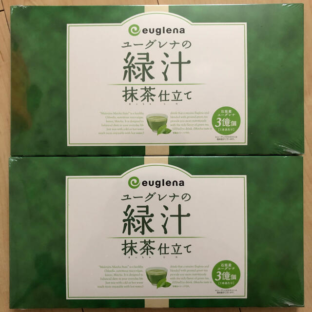 新品未開封 ユーグレナの緑汁 抹茶仕立て スティック 31本入 2箱セット