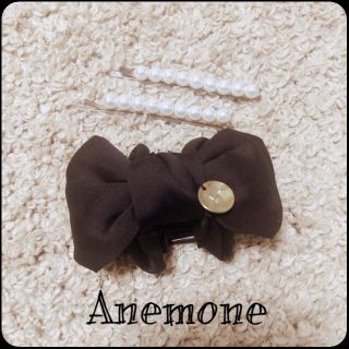 アネモネ(Ane Mone)の＊Anemone＊ムック本付録ヘアーアクセサリー♡(バレッタ/ヘアクリップ)