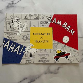 コーチ(COACH)の【即決可】COACH×peanuts ポストカード スヌーピー(キャラクターグッズ)