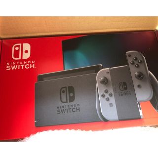 ニンテンドースイッチ(Nintendo Switch)の【新品】Nintendo  Switch 任天堂 スイッチ グレー 本体(家庭用ゲーム機本体)