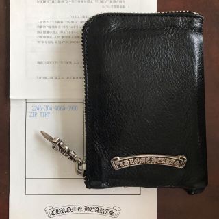 クロムハーツ(Chrome Hearts)のクロムハーツ　タイニージップウォレット   TINY ZIP(コインケース/小銭入れ)