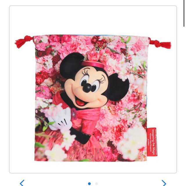Disney(ディズニー)のディズニー　ミニースタイルスタジオ　巾着袋 エンタメ/ホビーのおもちゃ/ぬいぐるみ(キャラクターグッズ)の商品写真