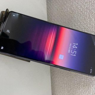 ソニー(SONY)の美品 Xperia 1 Ⅱ SO-51A パープル(スマートフォン本体)