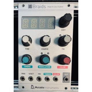 Mutable Instruments Braids ユーロラック シンセ(キーボード/シンセサイザー)