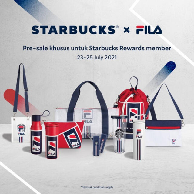 FILA(フィラ)のStarbucks × Fila スターバックス コラボ フィラ タンブラー インテリア/住まい/日用品のキッチン/食器(タンブラー)の商品写真