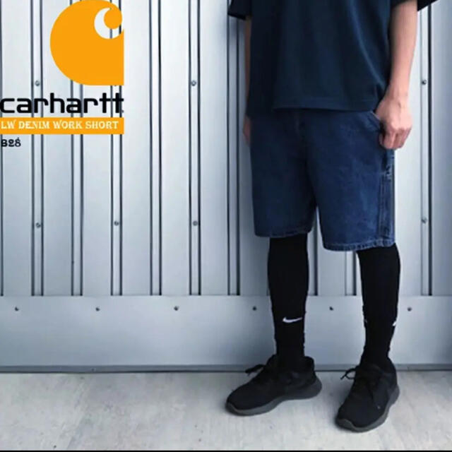carhartt(カーハート)の90s USA製 carhartt カーハート デニム ショート ハーフ パンツ メンズのパンツ(ショートパンツ)の商品写真