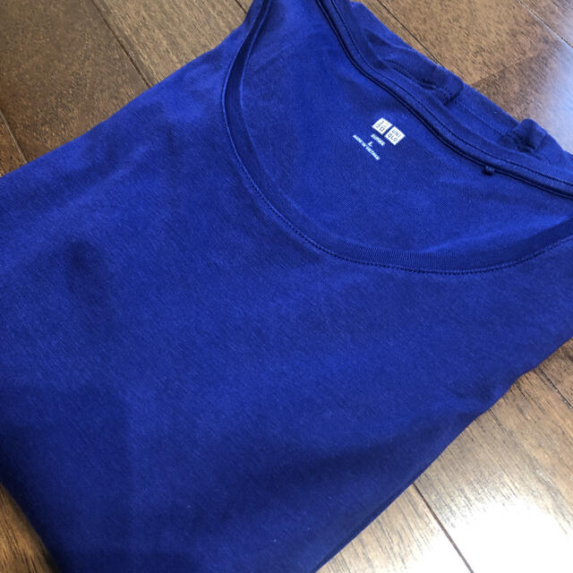 UNIQLO(ユニクロ)のユニクロ　スーピマコットン　クルーネックt カットソー メンズのトップス(Tシャツ/カットソー(七分/長袖))の商品写真