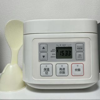 ニトリ(ニトリ)の【竹内様専用】【中古】ニトリ 炊飯器 3合(炊飯器)