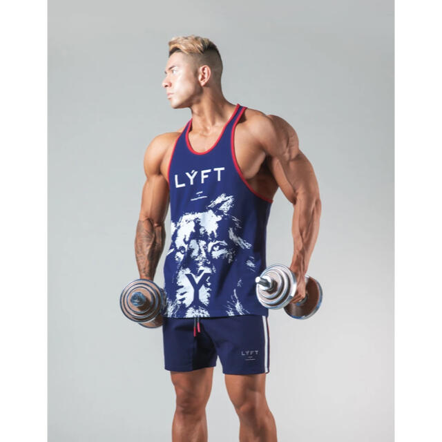 LYFT LION TRAINING TANKTOP - NAVY メンズのトップス(タンクトップ)の商品写真