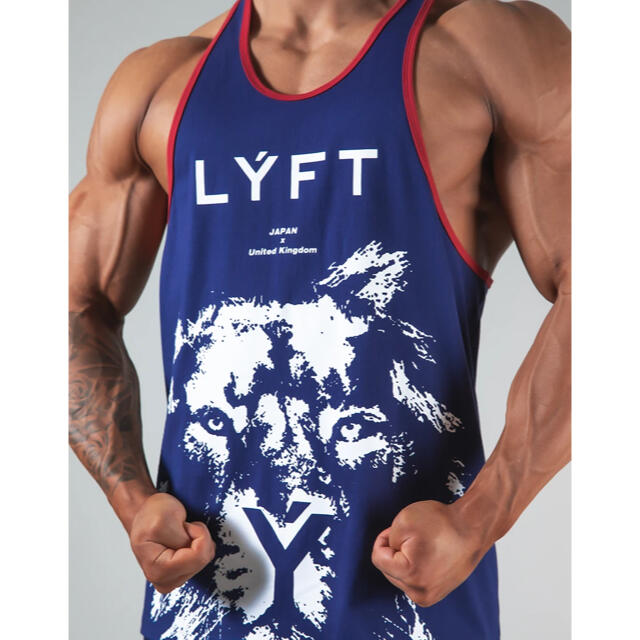 LYFT LION TRAINING TANKTOP - NAVY メンズのトップス(タンクトップ)の商品写真