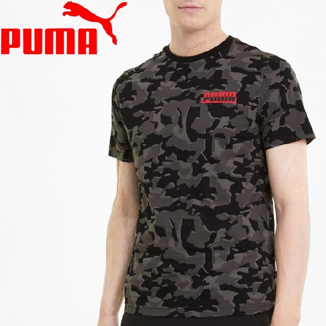 PUMA(プーマ)の［新品 未使用］PUMA カモフラＴシャツ メンズのトップス(Tシャツ/カットソー(半袖/袖なし))の商品写真