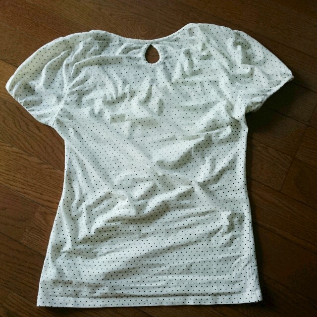 水玉半袖Tシャツ レディースのトップス(Tシャツ(半袖/袖なし))の商品写真