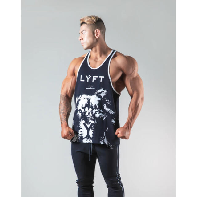 LYFT LION TRAINING TANKTOP - BLACK メンズのトップス(タンクトップ)の商品写真