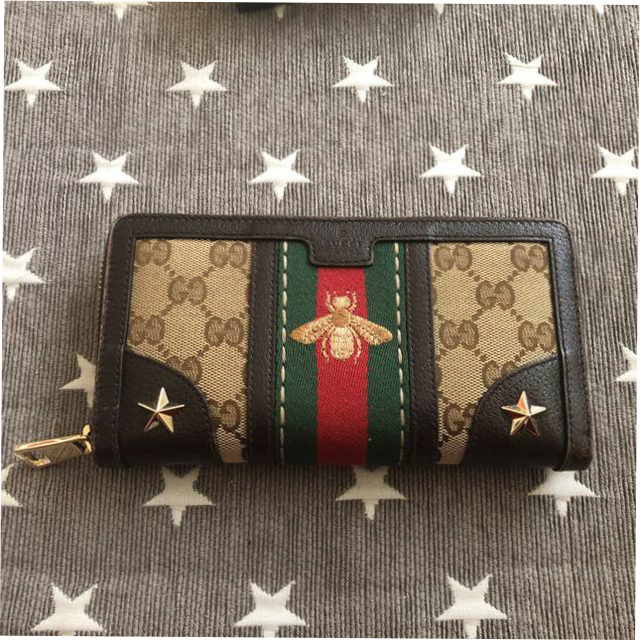 GUCCI 蜂柄 長財布