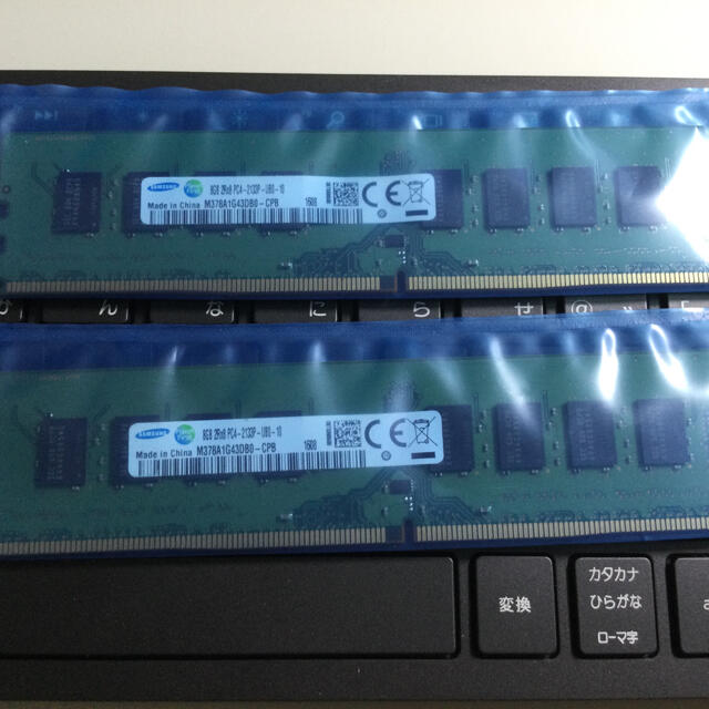 PCパーツ SAMSUNG - SAMSUNG DDR4 8GB 2Rx8 PC4-2133P-UB0-10