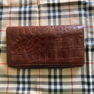 マルベリー(Mulberry)のマルベリー長財布　クロコ型押し　中古品(財布)