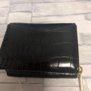 シマムラ(しまむら)のプチプラのあや👛三つ折り財布③ブラック(財布)