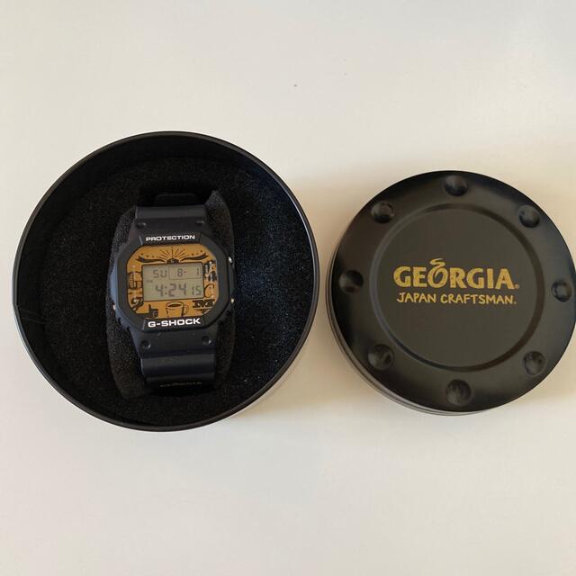 ジョージアとG-SHOCKのコラボ腕時計メンズ