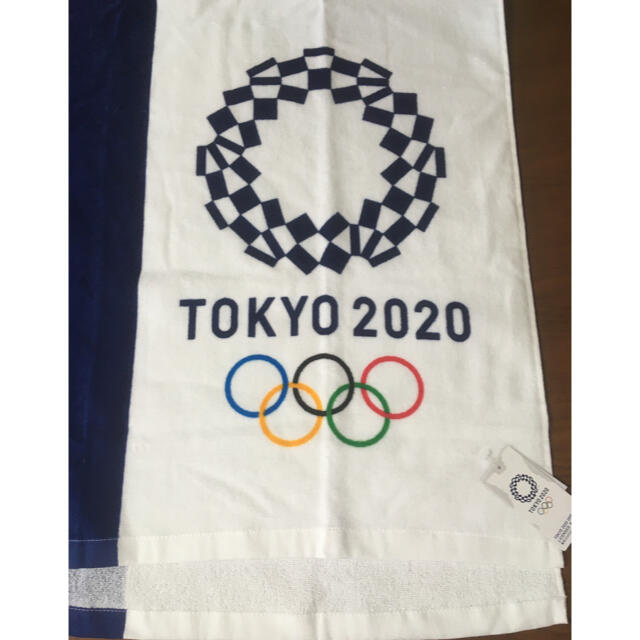 新品　オリンピック　2020 TOKYO 東京　 バスタオル　 インテリア/住まい/日用品の日用品/生活雑貨/旅行(タオル/バス用品)の商品写真