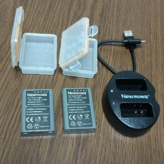 Newmowa Olympus BLN-1・BCN-1互換品 バッテリーチャージ(バッテリー/充電器)