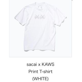 サカイ(sacai)の新品未着用 Sacai x Kaws 限定tシャツ サイズ1(Tシャツ/カットソー(半袖/袖なし))