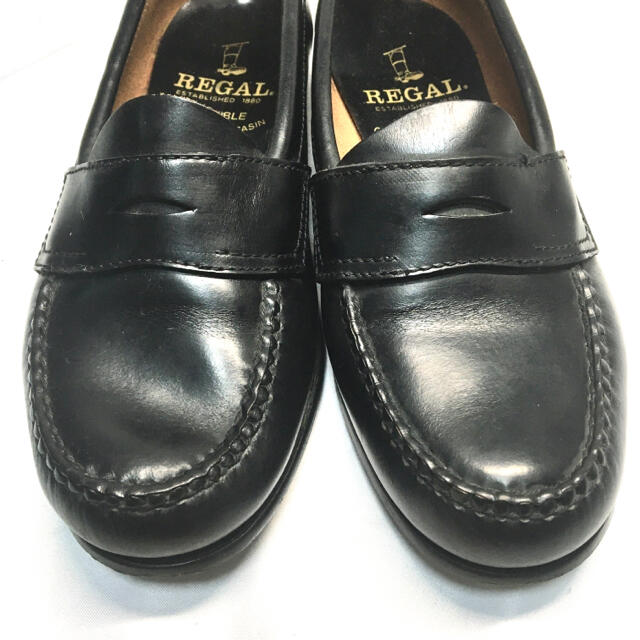 REGAL(リーガル)のREAGAL リーガル レディース コインローファー 22.5 レディースの靴/シューズ(ローファー/革靴)の商品写真