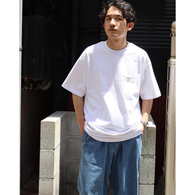 1LDK SELECT(ワンエルディーケーセレクト)の700FILL×1LDK Hand to Earth Logo Tee  L メンズのトップス(Tシャツ/カットソー(半袖/袖なし))の商品写真