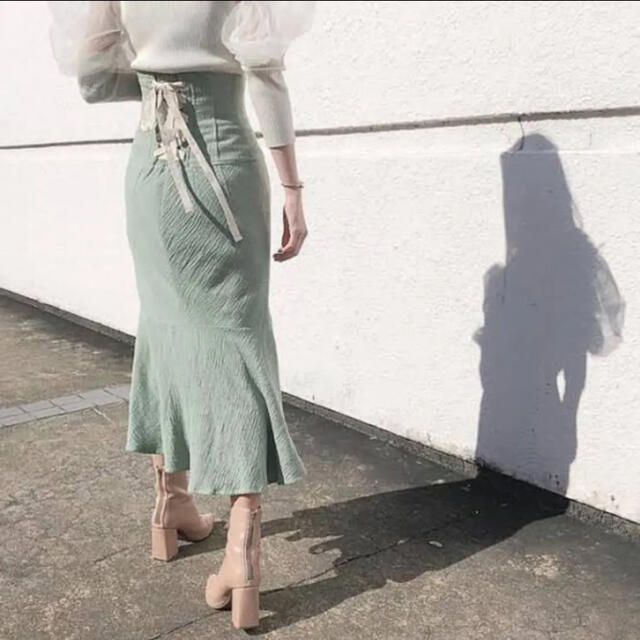 SNIDEL(スナイデル)のスナイデル　snidel コットンリネンマーメイドスカート レディースのスカート(ロングスカート)の商品写真