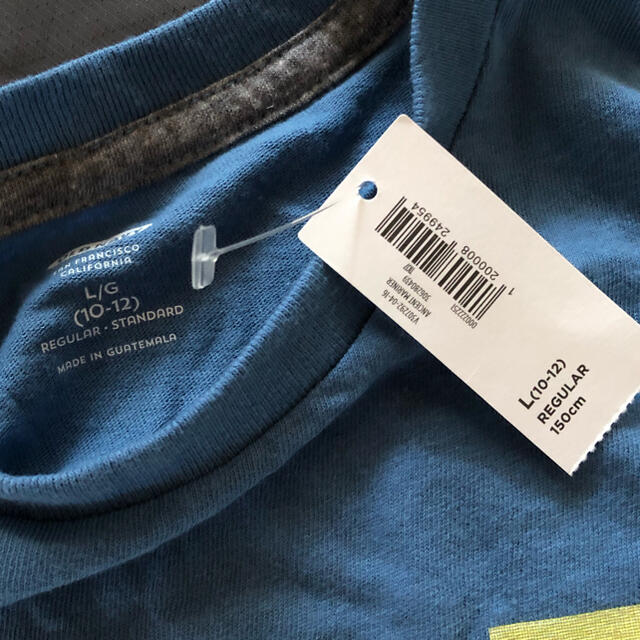 Old Navy(オールドネイビー)の新品　未使用　OLDNAVY  150 Tシャツ　グレー速乾　2枚　セット キッズ/ベビー/マタニティのキッズ服男の子用(90cm~)(Tシャツ/カットソー)の商品写真