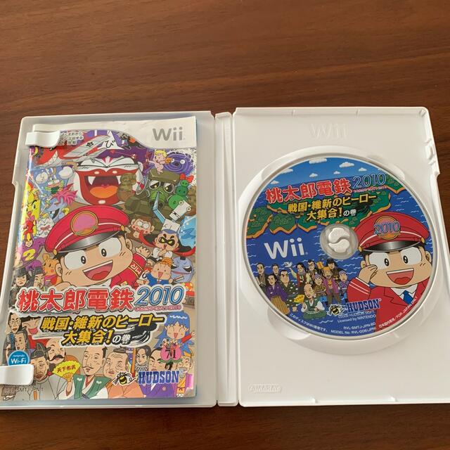 HUDSON(ハドソン)の桃太郎電鉄2010 戦国・維新のヒーロー大集合！ の巻 Wii エンタメ/ホビーのゲームソフト/ゲーム機本体(家庭用ゲームソフト)の商品写真