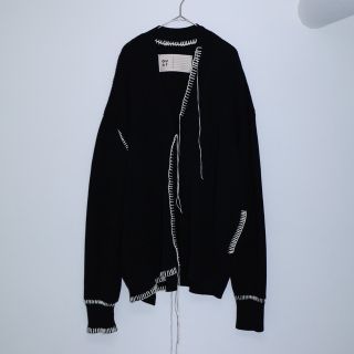 OUAT 004- BLACK OFFICE CARDIGAN(カーディガン)