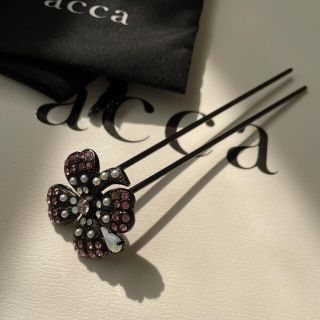 アッカ(acca)の最終【美品】acca✦フローラアモーレ ヘアスティック(ヘアピン)