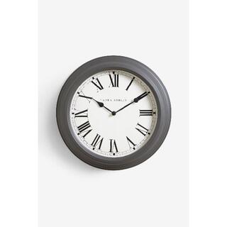 ローラアシュレイ 壁掛け時計 チャコール 35cm - 掛時計/柱時計