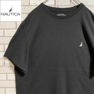 ノーティカ(NAUTICA)の90s 古着  ノーティカ Tシャツ XL 刺繍ロゴ ビッグシルエット ゆるだぼ(Tシャツ/カットソー(半袖/袖なし))