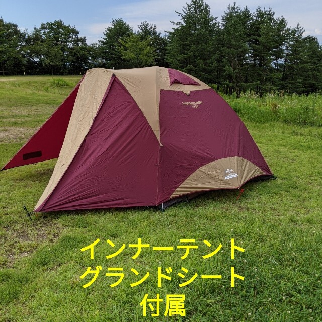 美品 コールマン タフドーム3025 バーガンディ テント 【オンライン