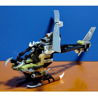 レゴ(Lego)のレゴ★ニンジャゴー ハンターコプター 機体のみ・箱なし 美品 人気(知育玩具)