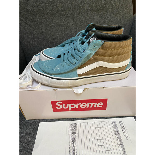 Supreme Vans Crocodile Corduroy SK8-Mid