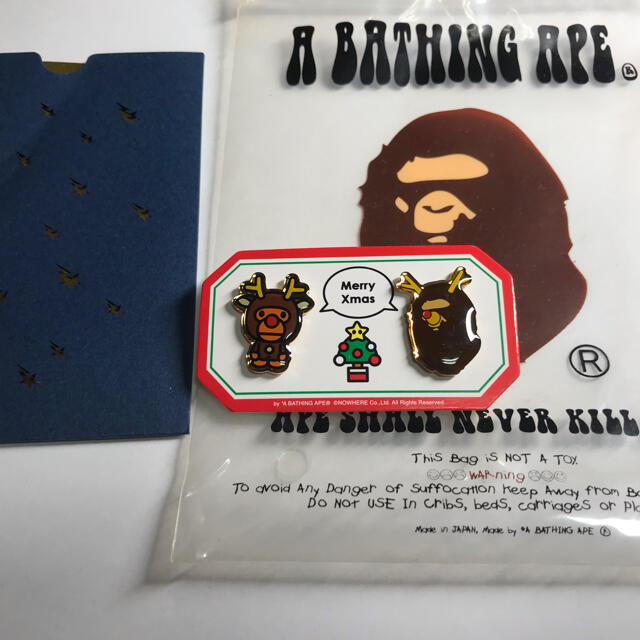 A BATHING APE(アベイシングエイプ)のa bathing ape ピンバッチ メンズのファッション小物(その他)の商品写真