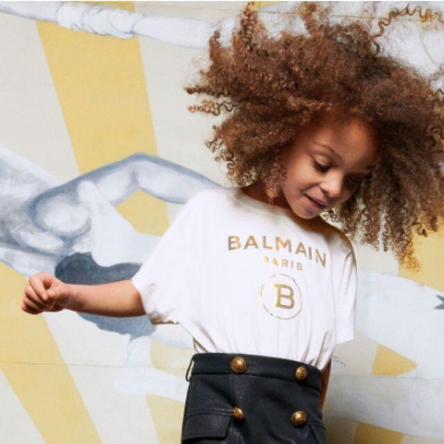 BALMAIN - ○新品/正規品○ BALMAIN Kids ホイル ロゴ プリント T